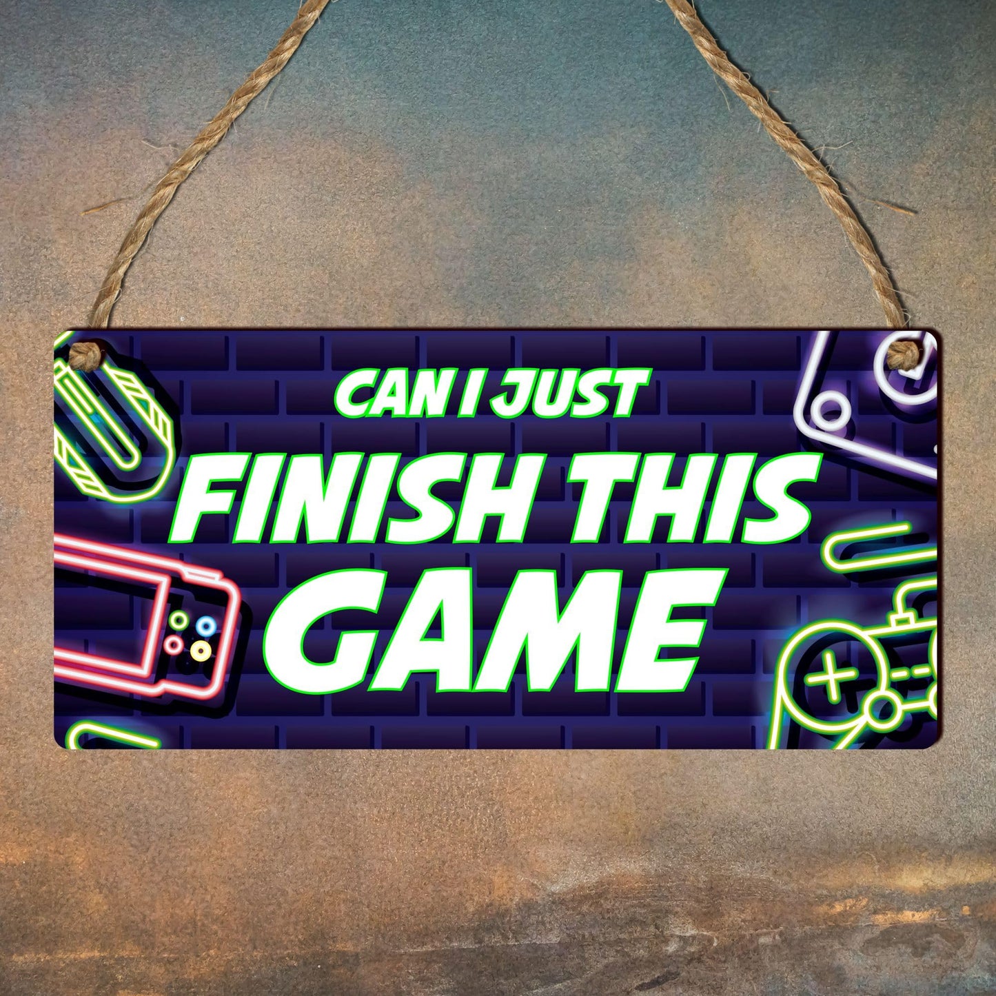 Wooden gamer plaque by Pixie's Gifts featuring gaming-themed decor, perfect for Xbox and PlayStation enthusiasts' game rooms.