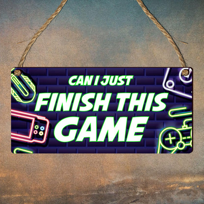 Wooden gamer plaque by Pixie's Gifts featuring gaming-themed decor, perfect for Xbox and PlayStation enthusiasts' game rooms.