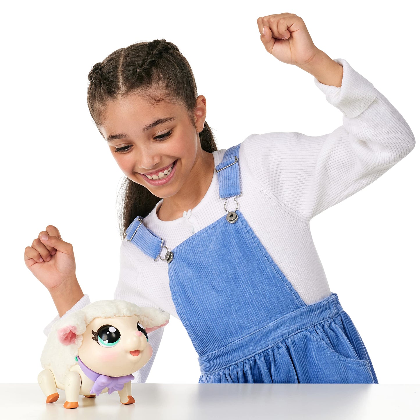 Little Live Pets - My Pet Lamb | Soft and Wooly Interactive Toy Lamb That Walks, Dances 20+ Sounds & Reactions, Batteries Included, For Kids Ages 5+,