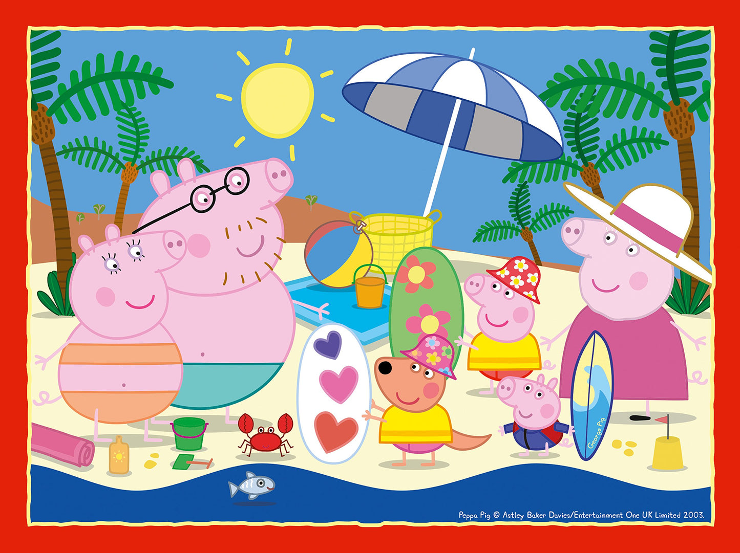 Ravensburger Peppa Pig 4 in Box Jigsaw Puzzles for Kids Age 3 Years Up - 12, 16, 20 & 24 Pieces - Gifts for Kids