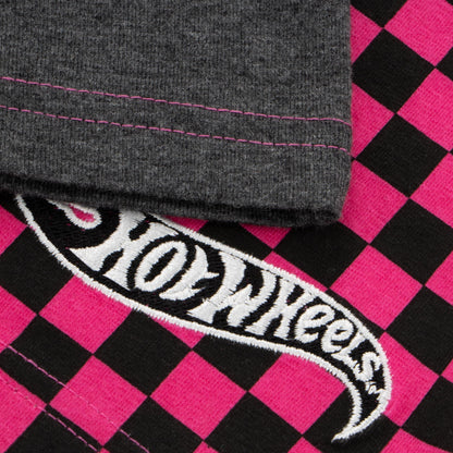Hot Wheels Girls T Shirt And Shorts | Co Ord Set | Race Car Girls Tshirt And Short Set | Summer Clothes | Grey 11-12 Years