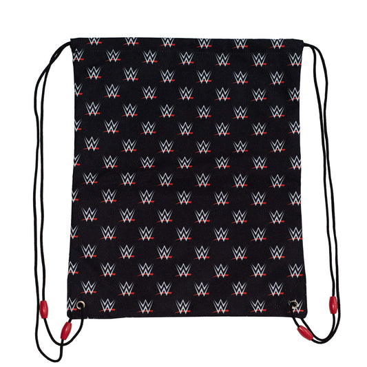 Popgear Boy's WWE All Over Logo Boys Gym Bag | Official Merchandise Luggage Kids Luggage, Black, One Size UK