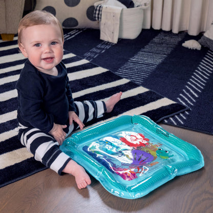 Baby Einstein Ocean Explorers sensory splash water mat for tummy time and seated play, suitable for infants aged 0-36 months