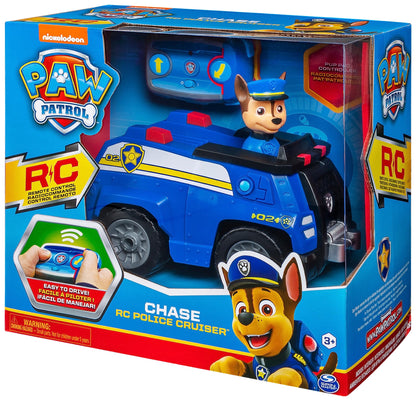 PAW Patrol, Chase Remote Control Police Cruiser with 2-Way Steering, for Kids Aged 3 and Up