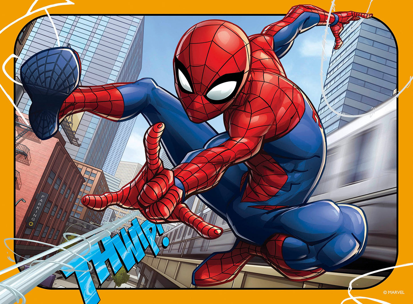 Ravensburger Marvel Spiderman 4 in Box (12, 16, 20, 24 Piece) Jigsaw Puzzles for Kids Age 3 Years Up for Kids