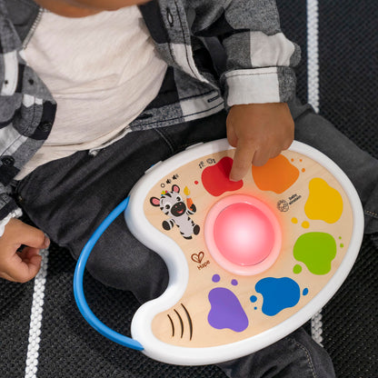 Baby Einstein Bright Starts Playful Painter Magic Touch color palette light-up toy for babies 6+ months, multicolor, suitable for boys or girls.