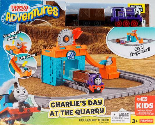 MATTEL Thomas Adventures Charlie's Day At The Quarry fbc59