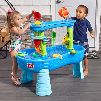 Step2 Double Showers Water Table with 11-pieces accessory set | Water Play, Activity Table | For the garden