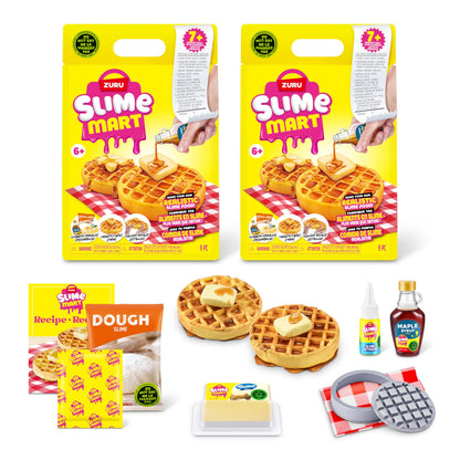 Slime Mart small bag of colorful compound slime for kids, part of waffle-making arts and crafts slime toy kit for children ages 6-10
