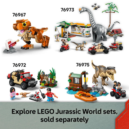 LEGO Jurassic World Baby Dinosaur Dolores: Aquilops - Play & Display Toy Dinosaur Figure - incl. a Plant with Flowers - Gift for 7+ Year Old Boys, Girls & Rebirth Movie Fans - 76970