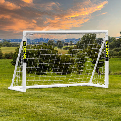 FORZA 6 x 4ft Kids Football Goal - The World’s #1 Garden Goal! | 100% UK-Made, 2 Min Setup, Unbreakable Goalpost + Target & Ball Bundle - Buy Once, Play Forever! (Goalposts Only)