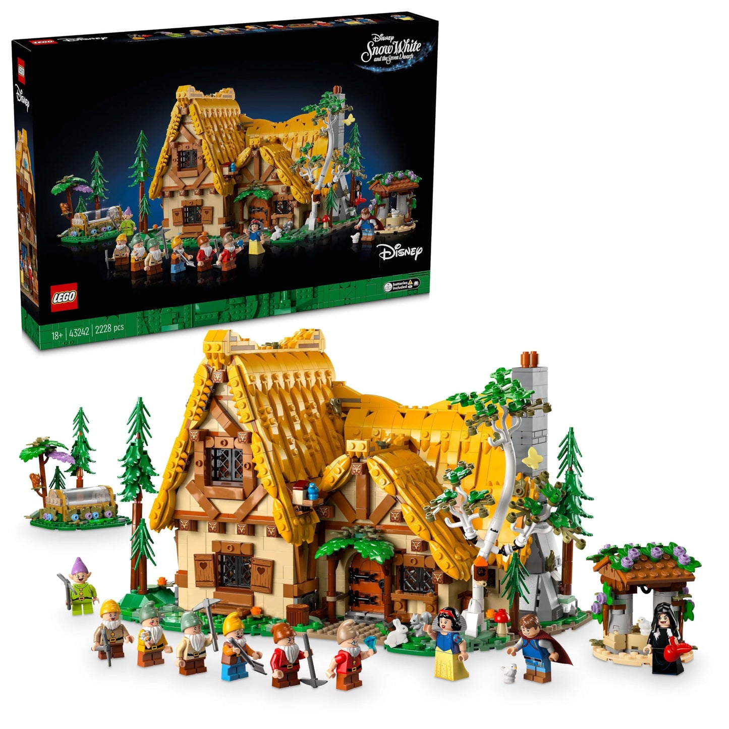 Lego Disney 43242 - Snow White and The Seven Dwarfs' Cottage