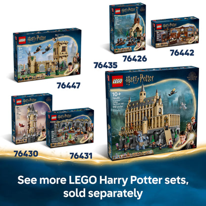 LEGO Harry Potter Knight Bus Adventure set with 5 minifigures, wands, and accessories from the Wizarding World.