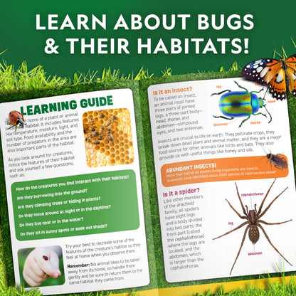 Blue Marble National Geographic bug catcher kit for kids with net, insect habitat, magnifiers, and tweezers for bug exploration.