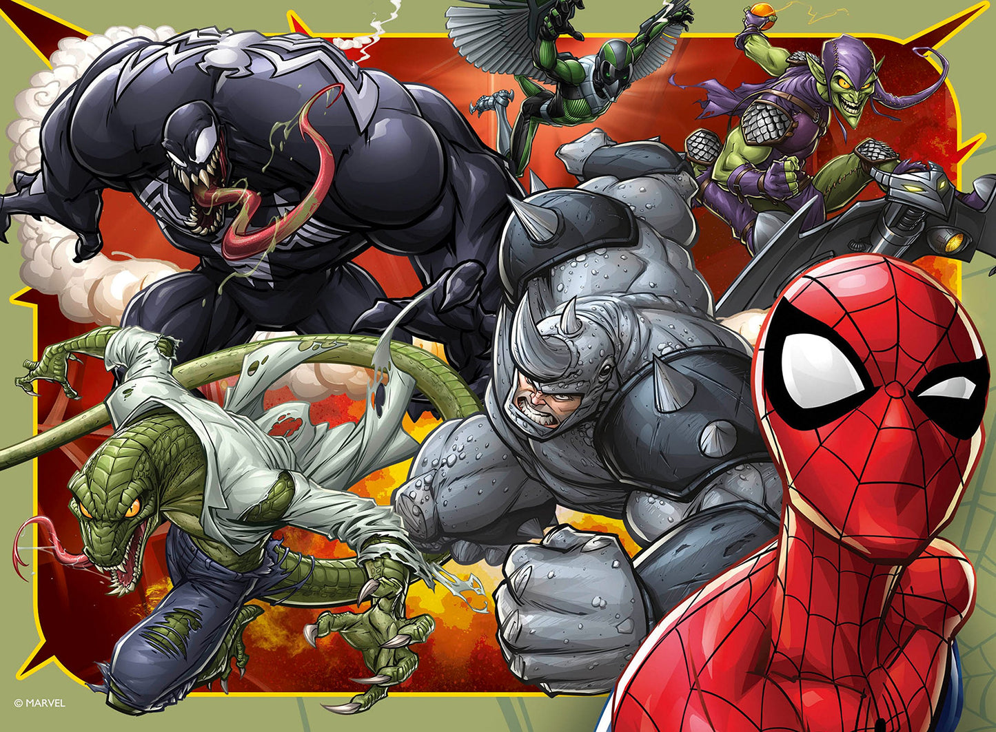 Ravensburger Marvel Spiderman 4 in Box (12, 16, 20, 24 Piece) Jigsaw Puzzles for Kids Age 3 Years Up for Kids