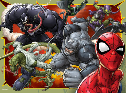 Ravensburger Marvel Spiderman 4 in Box (12, 16, 20, 24 Piece) Jigsaw Puzzles for Kids Age 3 Years Up for Kids