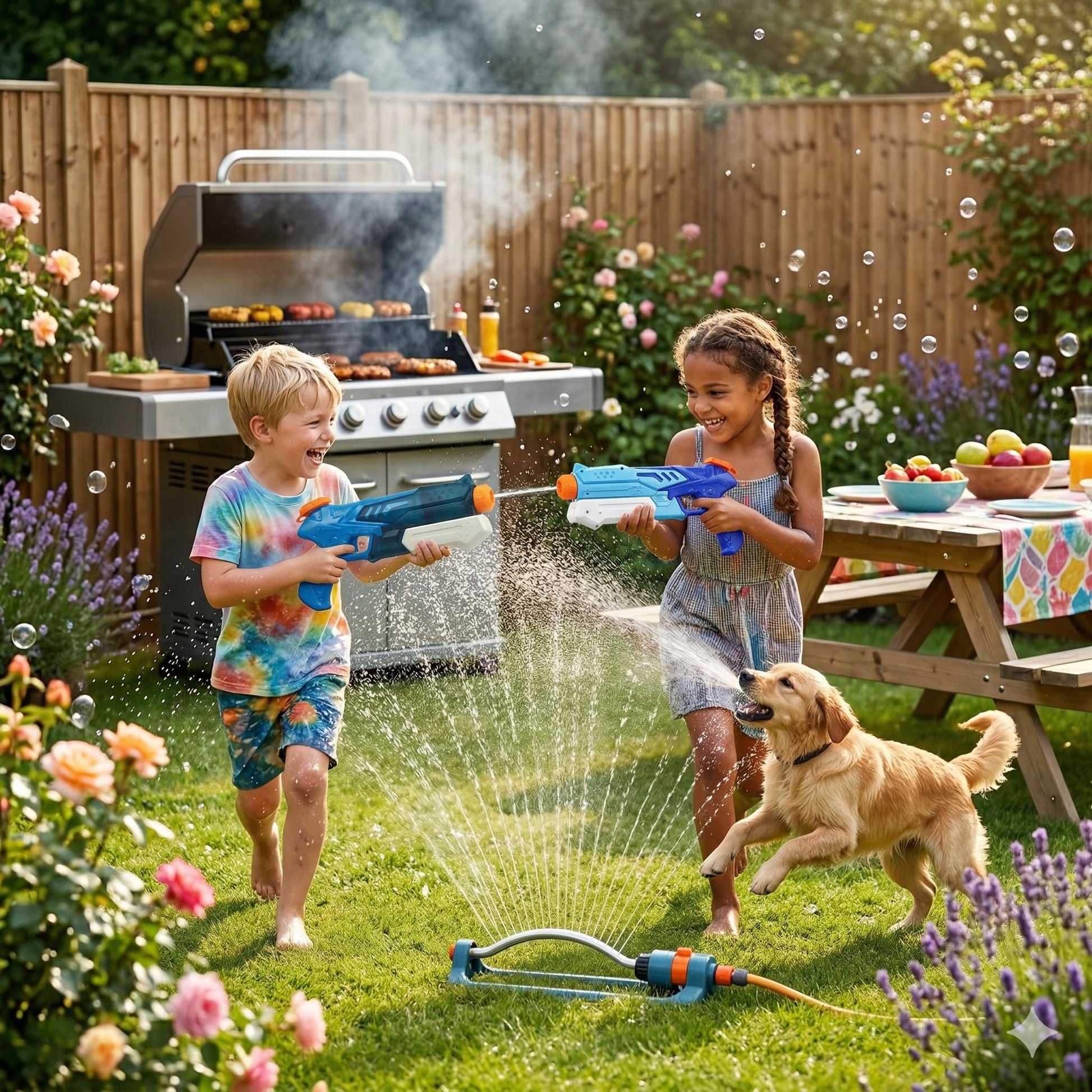 Vivyklfc 300ml water pistols with leak-proof design, perfect for kids and adults, featuring 8-10 meter water range for summer pool fun.
