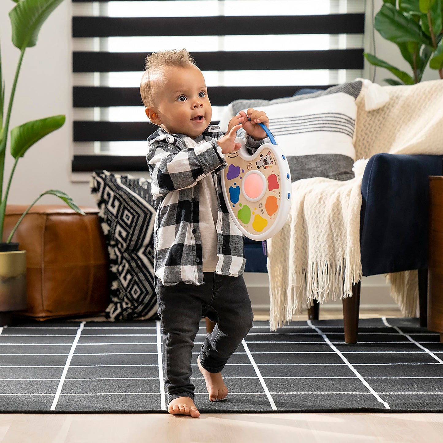 Baby Einstein Playful Painter Magic Touch color palette toy with multicolor lights, designed for babies 6+ months to develop creativity.