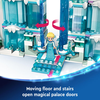 LEGO ǀ Disney Frozen Elsa’s Ice Palace Building Toy Set for Kids with a Castle and Elsa & Anna Minidoll Figures, Fun Gift Idea for Girls, Boys and Film Fans Aged 6 Plus 43244