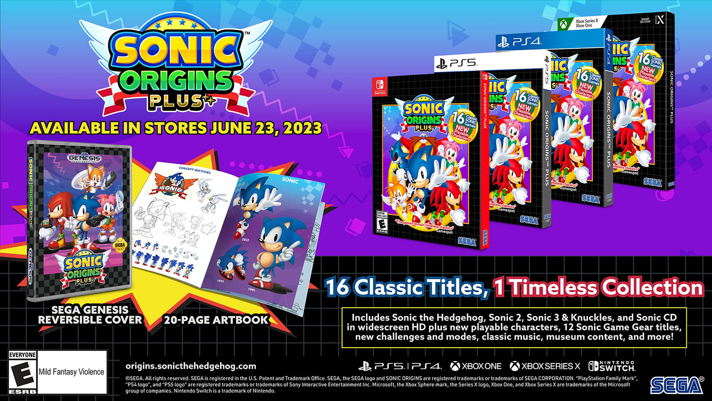 Sonic Origins Plus for Nintendo Switch