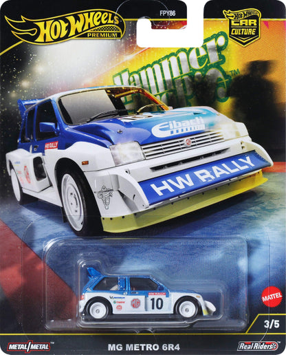 Hot Wheels Car Culture Circuit Legends Vehicles for 3 Kids Years Old & Up, Premium Collection of Car Culture 1:64 Scale Vehicles