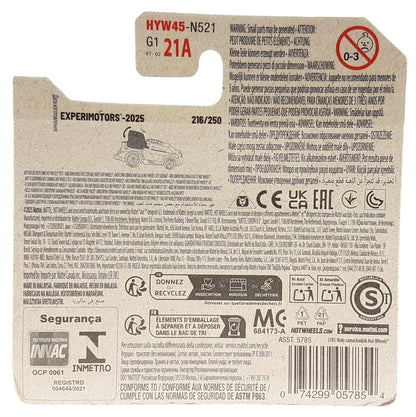Hot Wheels Quick Chat HYW45 Experimotors 9/10 Short Card Retro Phone Design Mattel 2025 1:64