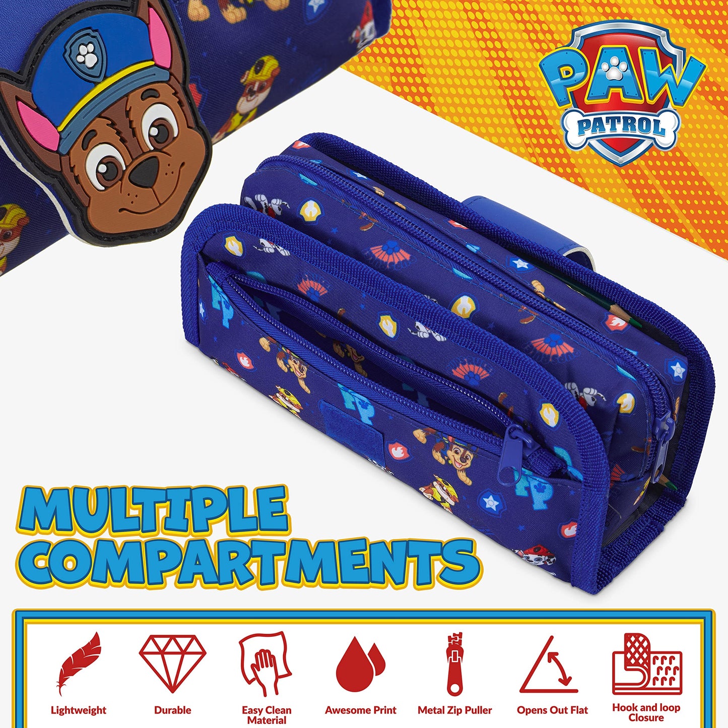 Paw Patrol Pencil Case with Stationery Included for Kids - Girls and Boys Stationery School Supplies - Gifts for Kids