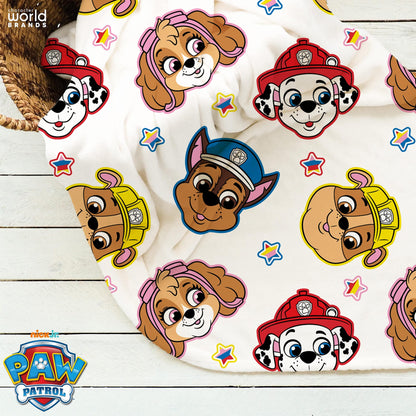 Character World Paw Patrol Official Fleece Blanket|Pupster Design Super Soft Warm Throw | Brands | Perfect For Any Children's Bedroom, Camping & Sleepovers