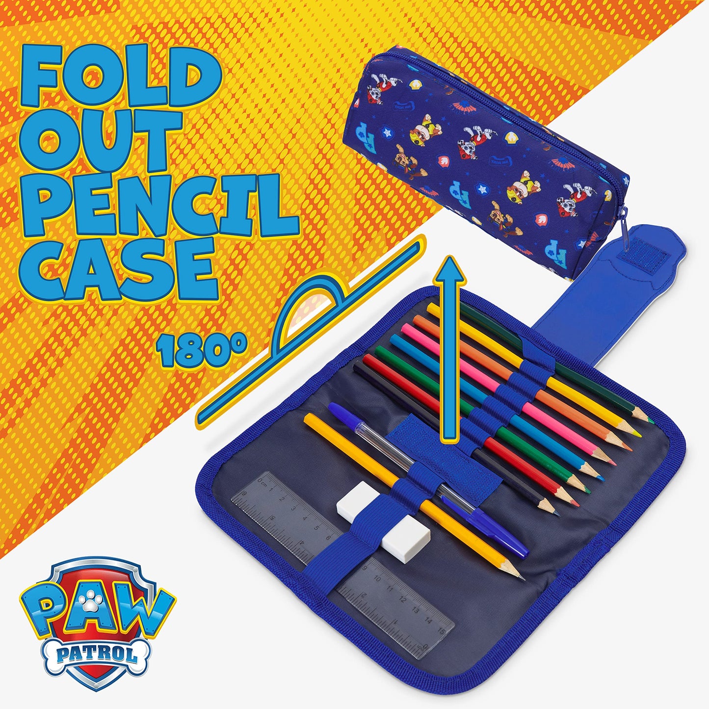 Paw Patrol Pencil Case with Stationery Included for Kids - Girls and Boys Stationery School Supplies - Gifts for Kids
