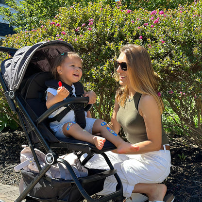 Wheelive Lightweight Baby Stroller, One Hand Easy Fold Compact Travel Pushchair with Cup Holder & Oversize Basket, Sleep Shade - Infant Buggy for Airplane Travel and More