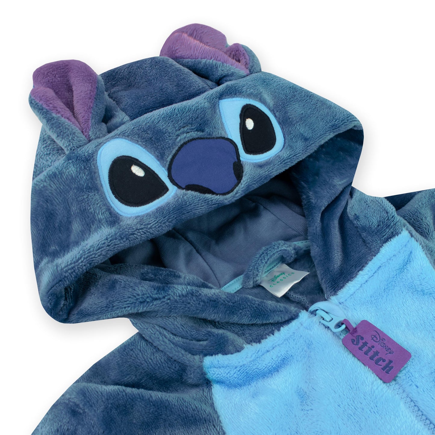 Disney Stitch Onesie For Girls | Girls Onesies | Stitch PJs | Blue 6-7 Years