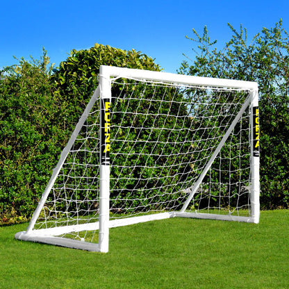 FORZA 6 x 4ft Kids Football Goal - The World’s #1 Garden Goal! | 100% UK-Made, 2 Min Setup, Unbreakable Goalpost + Target & Ball Bundle - Buy Once, Play Forever! (With Target Sheet)