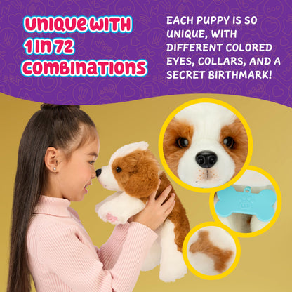 Little Live Pets My Really Real Puppy - Patches The Beagle Realistic Interactive Toy Puppy That Reacts To Your Touch. 60+ Sounds and Reactions. Soft Fur, Weighted Paws, Blinking Eyes