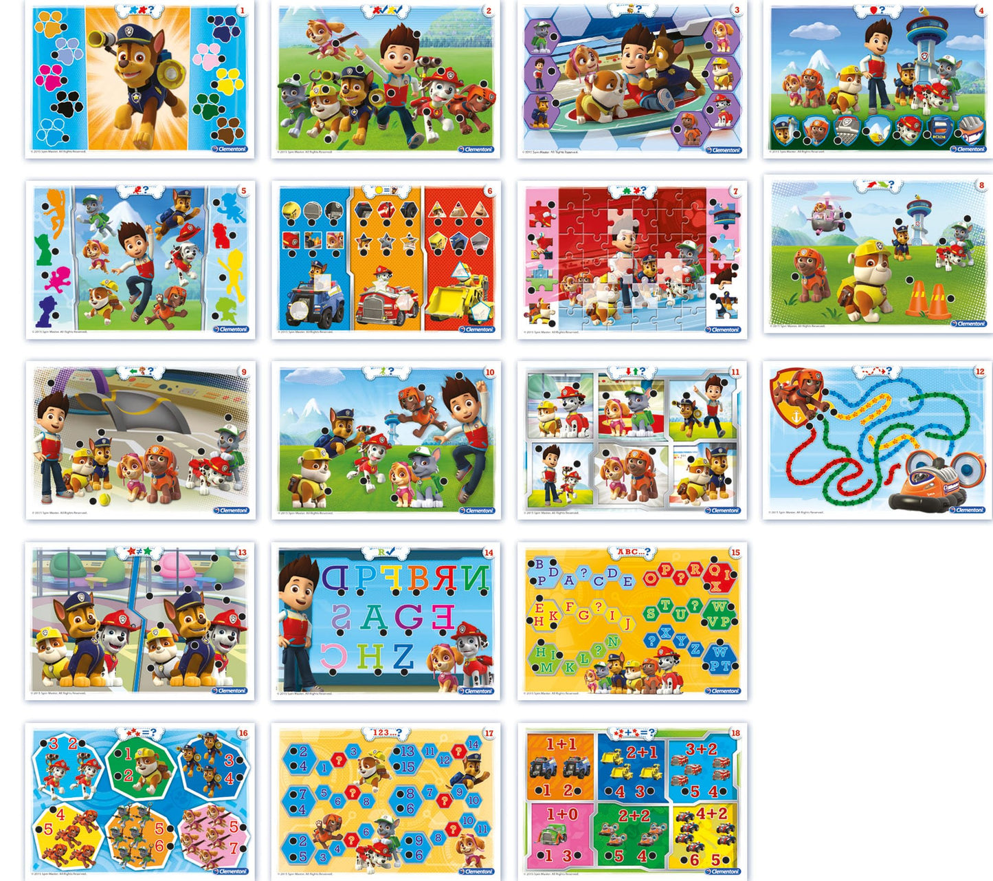 Clementoni- Paw Patrol: Interactive Learning Playtable with Quiz Pen & Educational Cards (4-6 + Years)