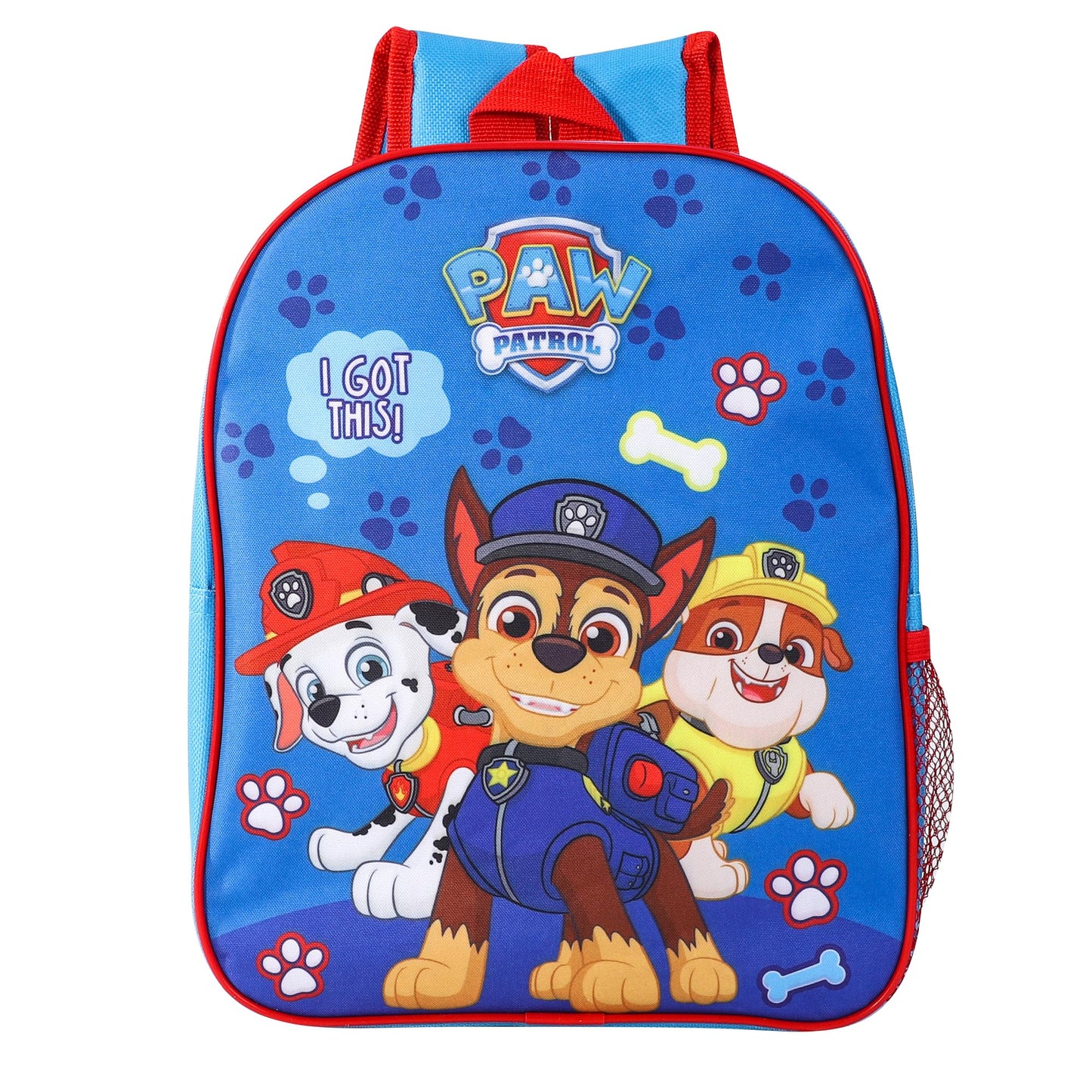 Paw Patrol Backpack | Toddler Backpack | Chase And Marshall Nursery Backpacks | Preschool Backpacks | One Size Blue