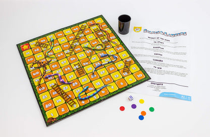 Kids Play Snakes & Ladders Family Classics Board Game 2-6 Players Age 3+