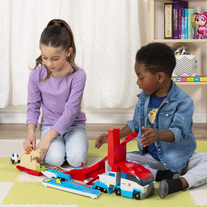 Paw Patrol, Launch’N Haul PAW Patroller, Transforming 2-in-1 Track Set for True Metal Die-Cast Vehicles