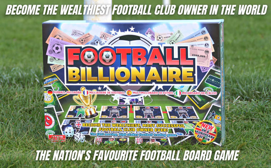 Football Billionaire Board Game 3rd Edition | Family Board Games for Kids and Adults | Ages 6+| Family Game for 2-6 Players as Seen on Dragon's Den
