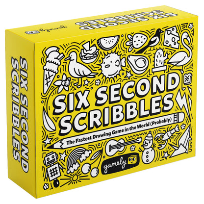 Six Second Scribbles: The frantically fast and fantastically fun drawing game | A family friendly party game for children, teens and adults (Six Second Scribbles)