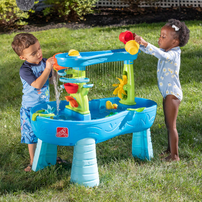 Step2 Double Showers Water Table with 11-pieces accessory set | Water Play, Activity Table | For the garden