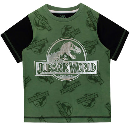 Jurassic World Boys Dinosaur Pyjamas Black Age 5 to 6 Years