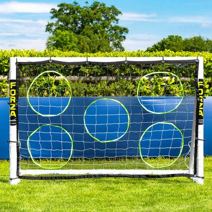 FORZA 6 x 4ft Kids Football Goal - The World’s #1 Garden Goal! | 100% UK-Made, 2 Min Setup, Unbreakable Goalpost + Target & Ball Bundle - Buy Once, Play Forever! (With Target Sheet)