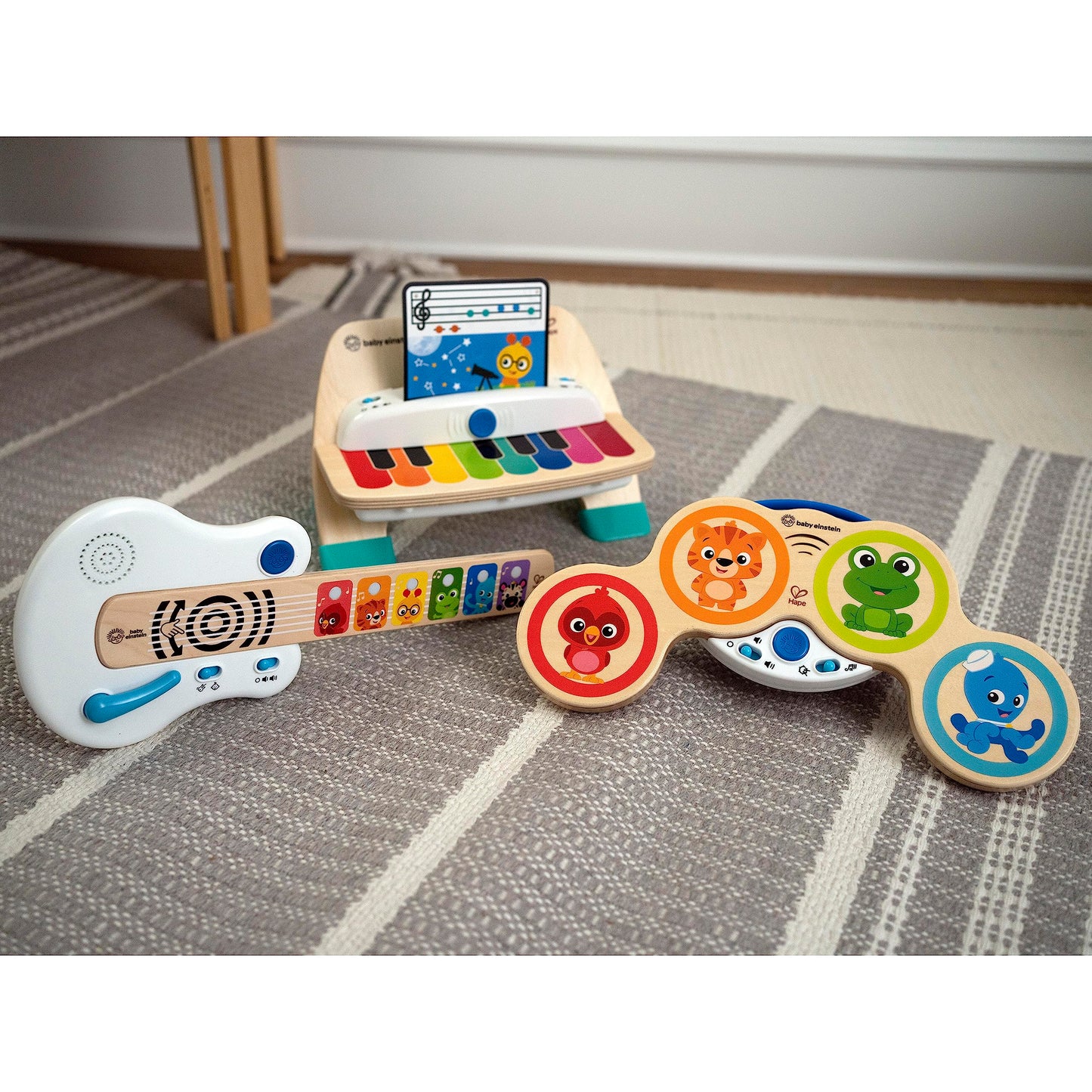 Baby Einstein Magic Touch Wooden Drum Musical Toy, Ages 6 months+