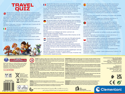 Clementoni- Paw Patrol: Interactive Learning Playtable with Quiz Pen & Educational Cards (4-6 + Years)