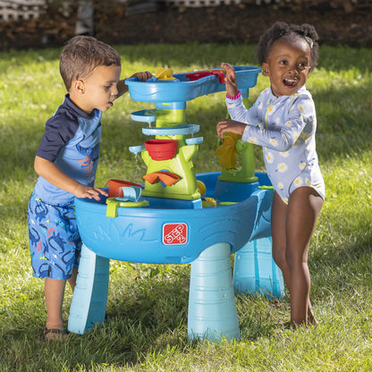 Step2 Double Showers Water Table with 11-pieces accessory set | Water Play, Activity Table | For the garden